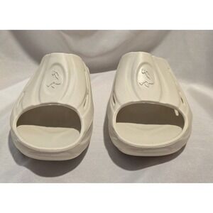 Shaq Slidosis AQ95021MC Men's Ivory Colored Slides Sandals. New With Box Size 12
